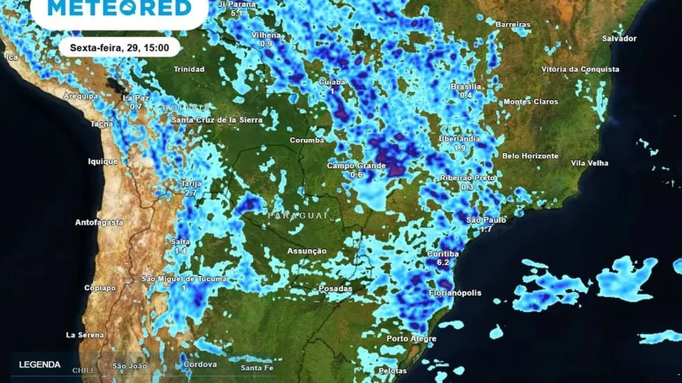 Regiões Sul e Sudeste enfrentam riscos de alagamentos e destelhamentos até o fim de semana