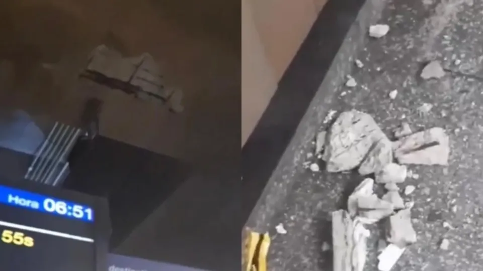 Acidente ocorreu na manhã desta segunda-feira; passageira foi levada ao hospital sem informações sobre seu estado de saúde.