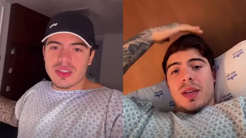 O ator compartilhou sua recuperação nas redes sociais após ser internado na segunda-feira.