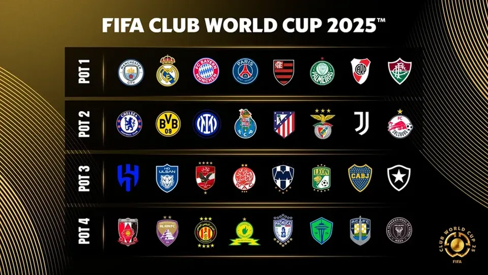 Fifa define potes para o sorteio do Mundial de Clubes de 2025 nos EUA