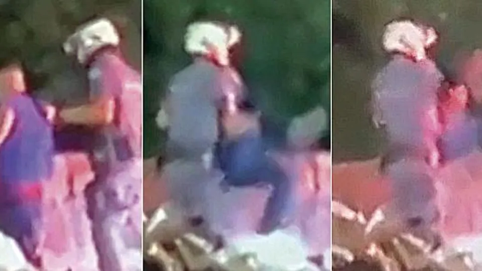 A Corregedoria da Polícia Militar de São Paulo requisitou a prisão de um soldado após abordagem violenta que deixou a vítima ferida.