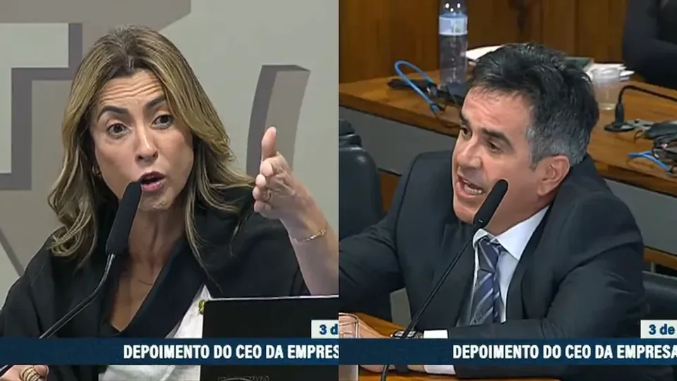 Durante a CPI das Bets, senadora e senador trocaram acusações sobre a regulamentação das apostas e a responsabilidade do governo anterior.