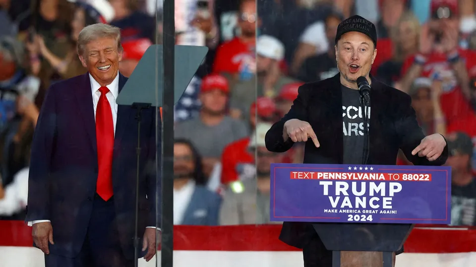 Novos registros eleitorais revelam a expressiva contribuição de Elon Musk à campanha de Donald Trump em 2024.