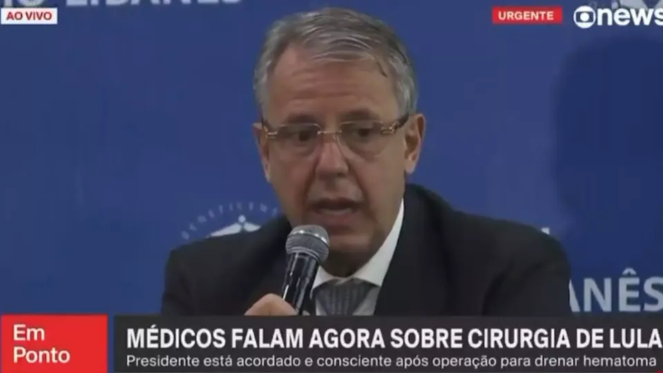 O presidente Luiz Inácio Lula da Silva está estável e sem sequelas após procedimento cirúrgico para drenar hematoma no crânio.