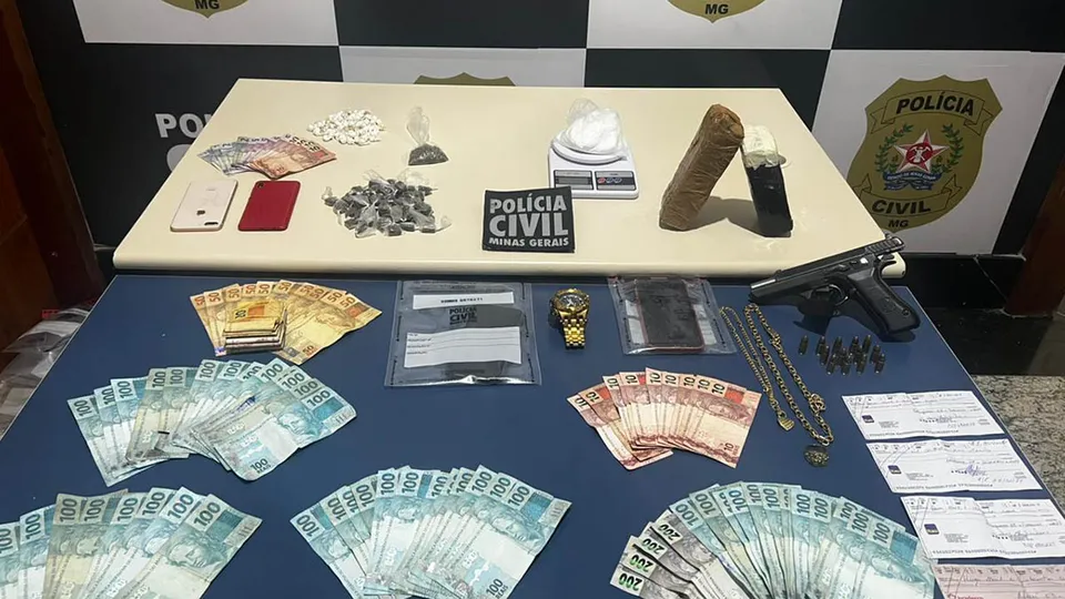 Polícia Civil realiza operação contra tráfico de drogas em Muriaé e prende quatro suspeitos