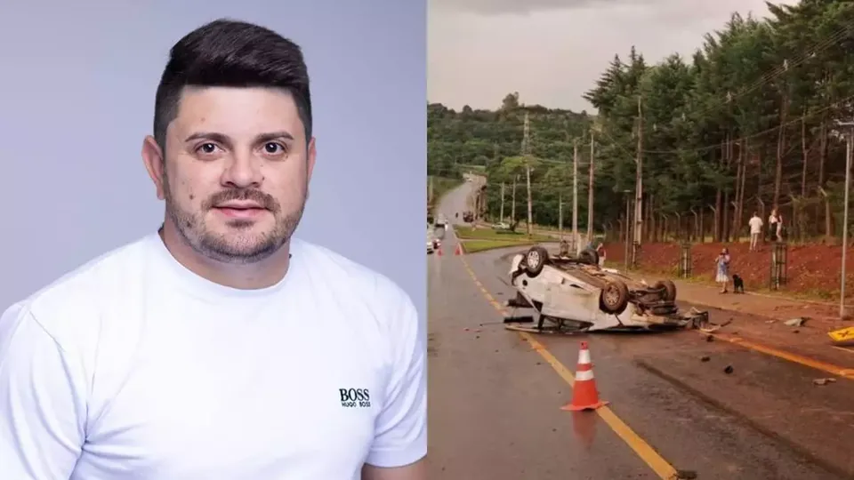 Kenny do Cartório, vereador eleito em Guarapuava, foi detido após atropelar um idoso que caminhava na calçada e tentar fugir do local.