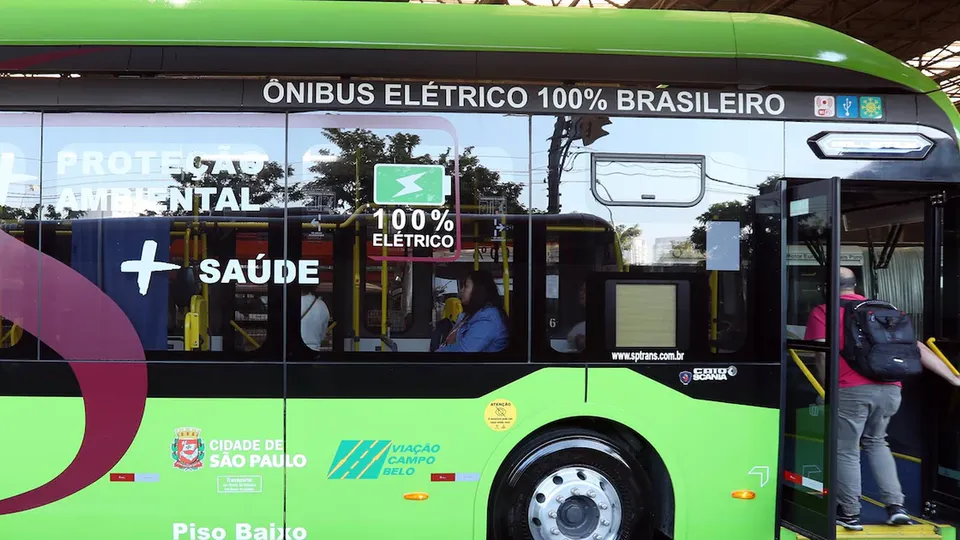 BNDES libera R$ 94,8 milhões para compra de ônibus elétricos em São Paulo