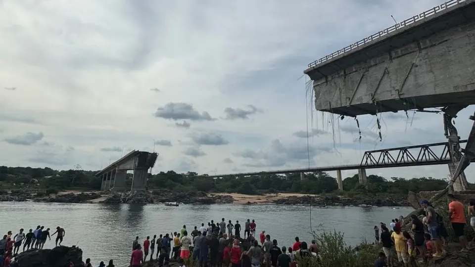 Queda de ponte entre Maranhão e Tocantins deixa um morto e um sobrevivente