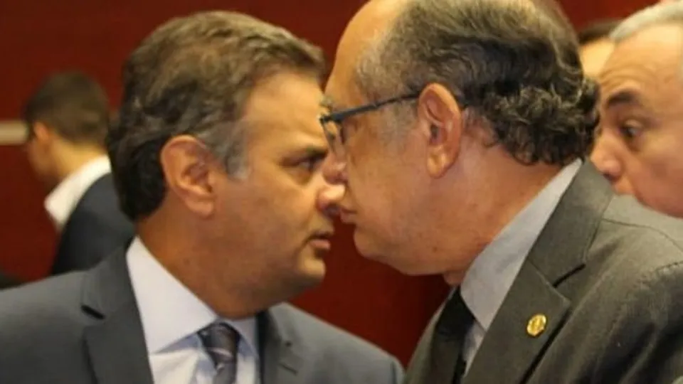 Gilmar Mendes encerra investigação contra Aécio Neves por irregularidades processuais