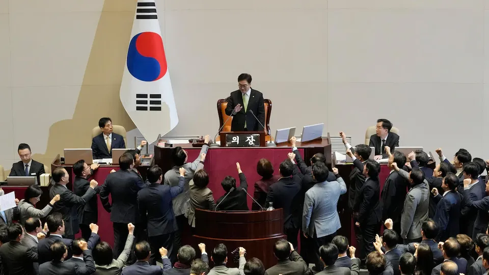 Parlamento sul-coreano aprova impeachment do presidente interino