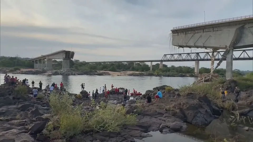 Número de mortos em desabamento de ponte entre Tocantins e Maranhão sobe para 10