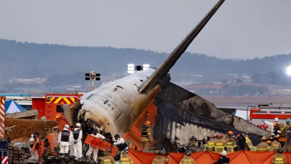 Colisão com pássaros e falha no trem de pouso podem ter causado acidente aéreo na Coreia do Sul