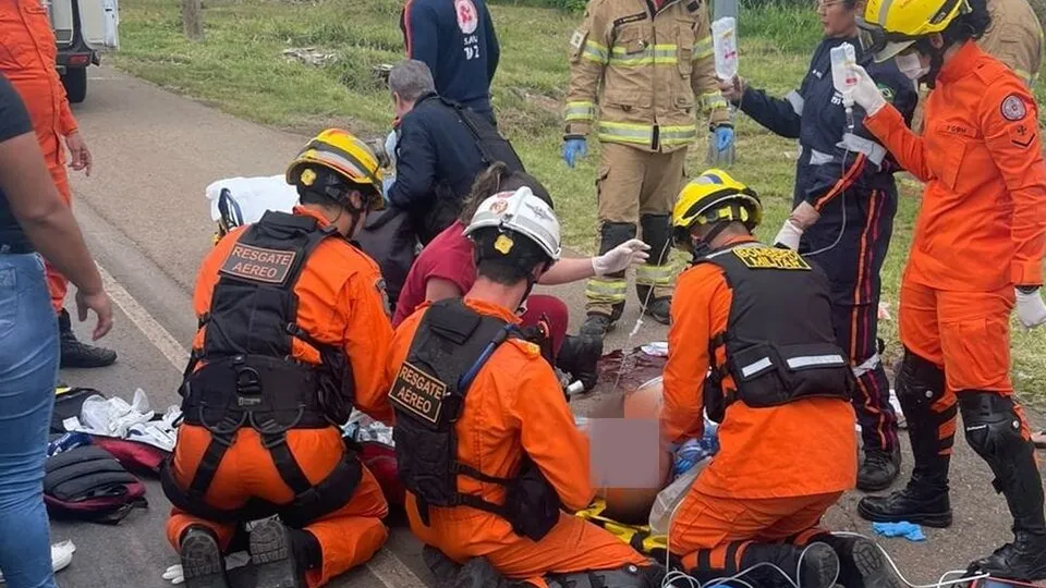 Ciclista é reanimado por mais de 50 minutos após atropelamento em Taguatinga