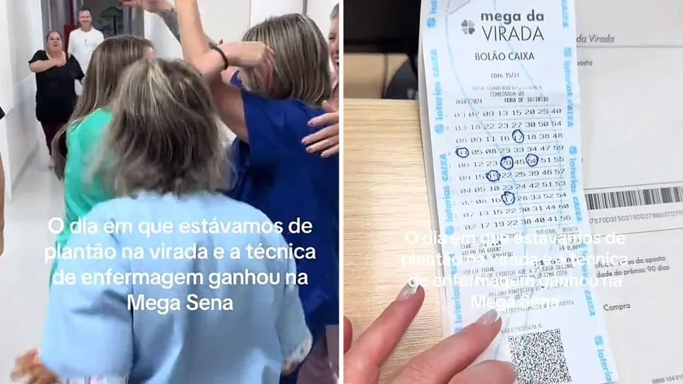 Técnica de enfermagem confunde números e comemora 'vitória' na Mega da Virada