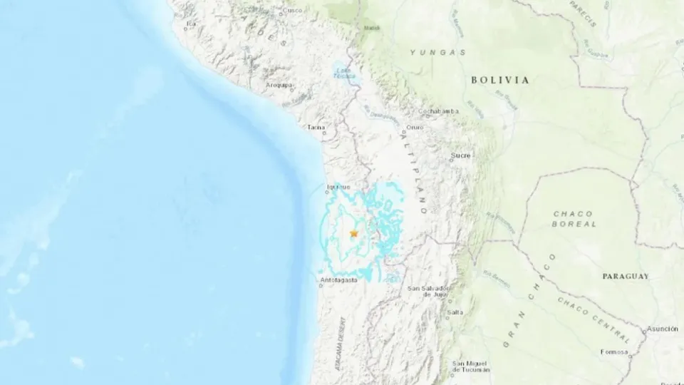 Terremoto de magnitude 6,1 atinge Antofagasta, no norte do Chile, nesta quinta-feira