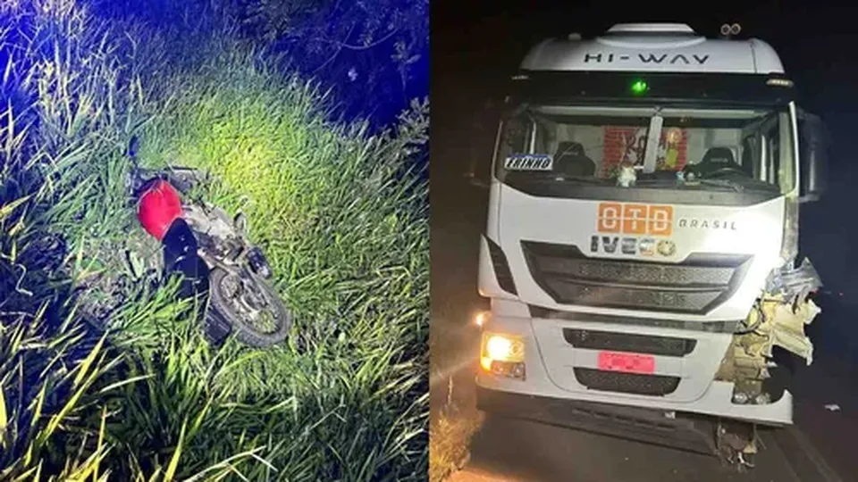 Um grave acidente na BR-153, em Tibagi, resultou na morte de um jovem motociclista de 21 anos na noite de terça-feira (6).