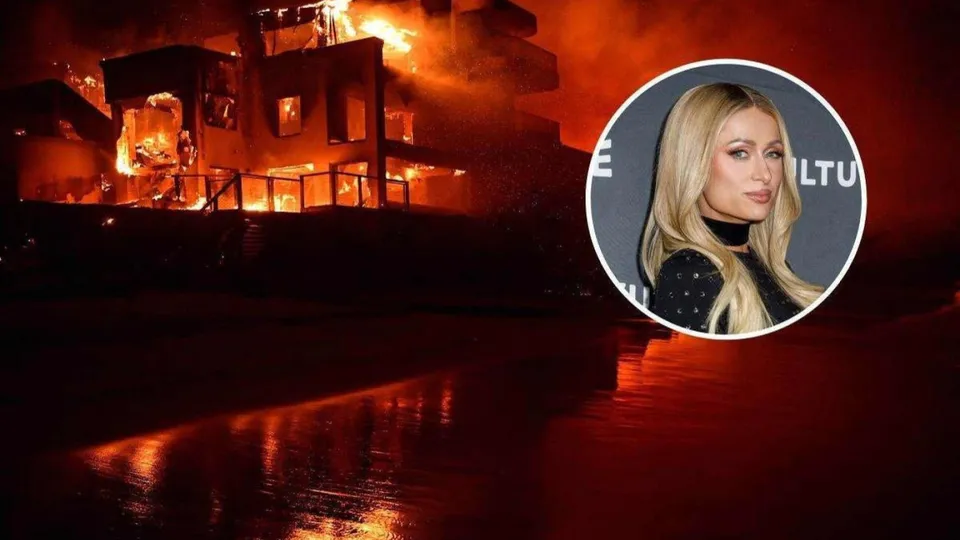 Incêndio devastador destrói mansão de Paris Hilton em Malibu