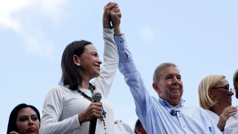 Líder opositor exige a libertação imediata de sua aliada, María Corina Machado, detida em protesto contra o regime de Maduro.