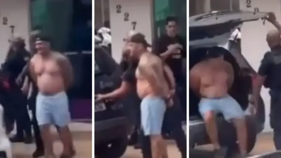 O influenciador fitness foi preso após confusão com a Guarda Municipal por estacionamento irregular.