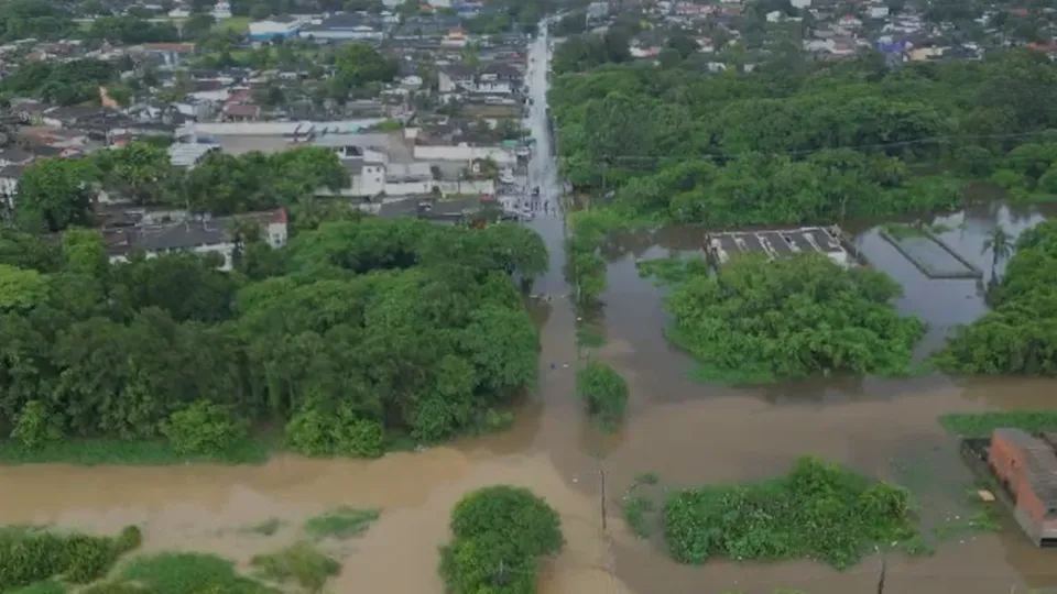 Instituto Nacional de Meteorologia alerta para chuvas de 50 a 100 mm em São Paulo e áreas do Paraná e Rio de Janeiro.