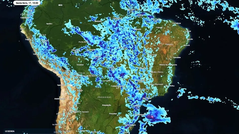 Instituto Nacional de Meteorologia emite alerta de chuvas intensas em 20 Estados