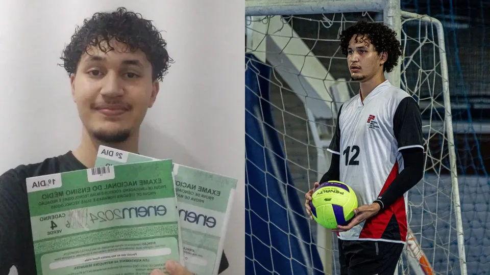 Rickelmy Sousa Mendes, de 18 anos, sonha em cursar engenharia de produção na UFRJ após nota máxima em matemática.