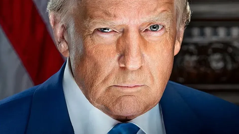 A poucos dias da cerimônia de posse, Trump divulga retrato que evoca seriedade e desafios futuros.