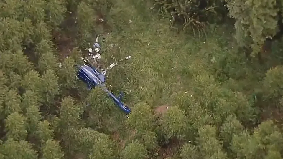 Cenipa investiga queda de helicóptero em Caieiras que resultou em duas mortes