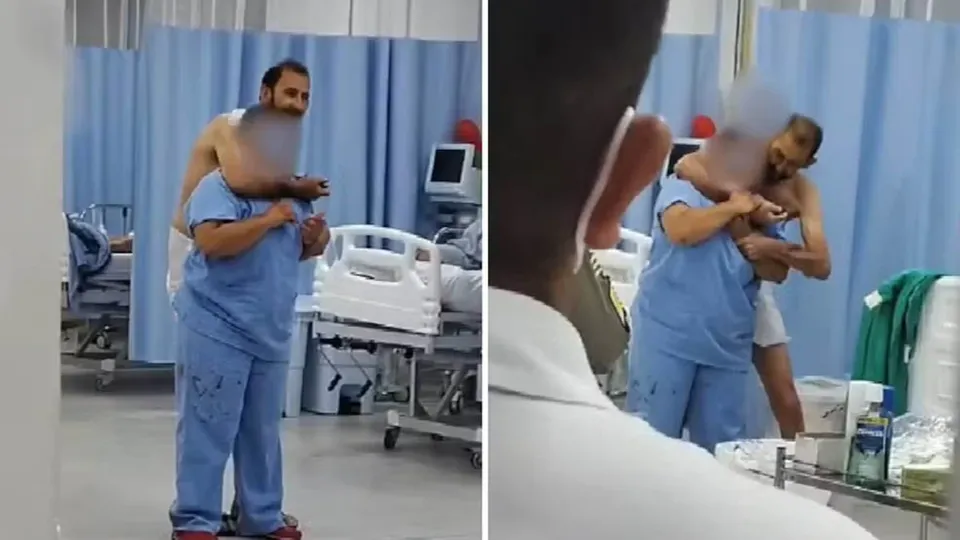 Caso ocorreu no Hospital Municipal de Morrinhos. A PM alegou que o homem ofereceu risco à enfermeira, que foi ameaçada com vidro.