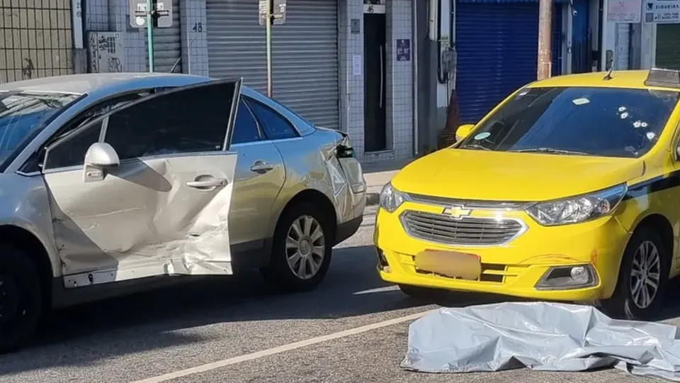 Rafael Pomposelle, de 38 anos, foi baleado na Rua Estrela após discussão com PM; caso é investigado.