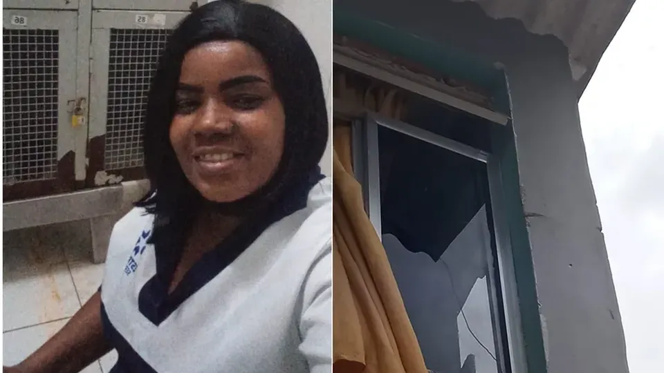 Rosilda da Silva Santos de Araújo, de 47 anos, foi atingida na cabeça ao se levantar para ir ao banheiro.