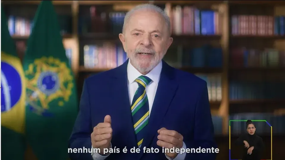 O presidente Luiz Inácio Lula da Silva não revelou o tema do pronunciamento que ocorrerá em cadeia nacional.