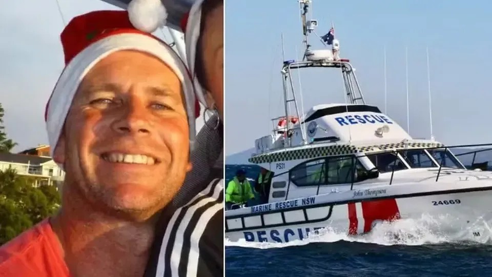 Paul Barning, de 58 anos, ficou preso em sua linha de pesca e sumiu no mar; buscas seguem em Port Stephens