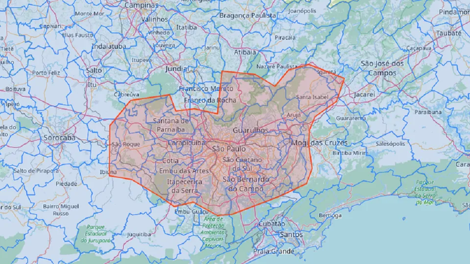 Defesa Civil emite alertas severos para alagamentos em regiões da capital paulista e cidades vizinhas.