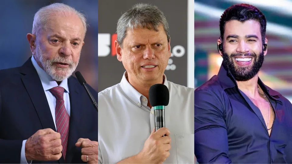 Pesquisa Quaest revela que Lula tem 30%; Tarcísio de Freitas, 13%; e Gusttavo Lima, 12%; indecisos somam 5%