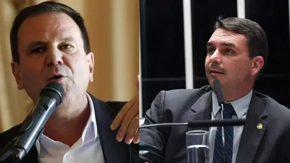O prefeito do Rio, Eduardo Paes, e o senador Flávio Bolsonaro protagonizaram um intenso embate nas redes sociais nesta sexta-feira.