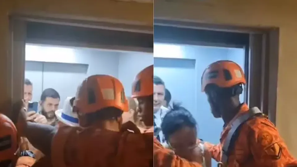 Ação rápida dos bombeiros garantiu a segurança dos ocupantes durante o carnaval.