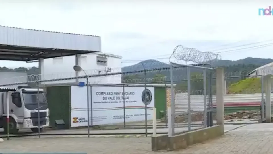 Ocorrência foi registrada na ala masculina do Complexo Penitenciário do Vale do Itajaí nesta sexta-feira.