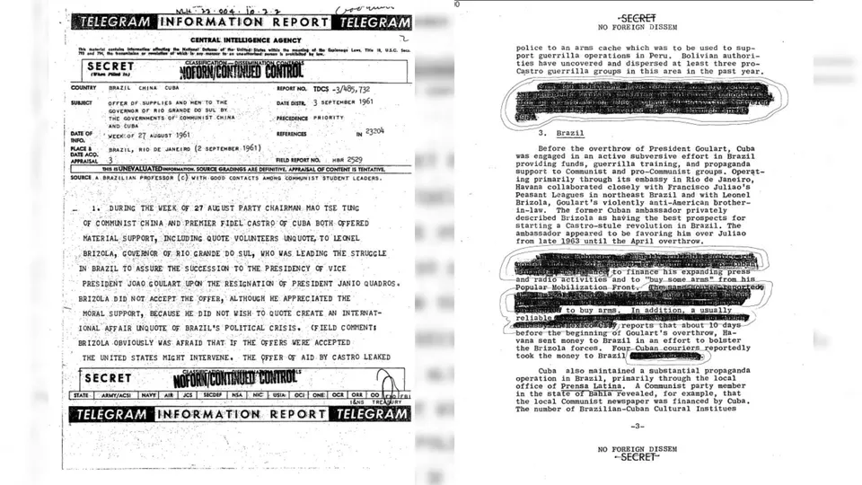 Documentos revelam ofertas de ajuda a Leonel Brizola em meio à Guerra Fria