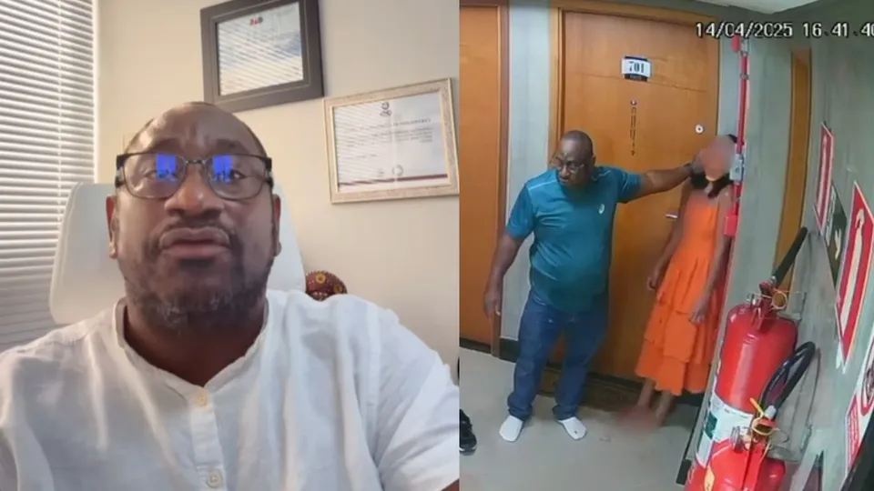 João Neto, de 47 anos, foi detido após imagens mostrarem agressões a sua parceira. Ele nega as acusações.