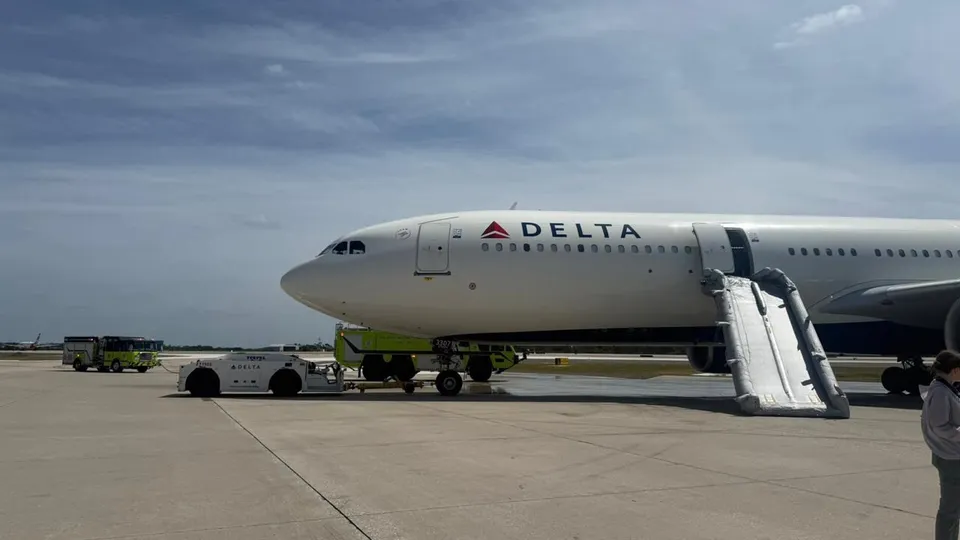 Incêndio em motor força evacuação de passageiros de voo da Delta em Orlando