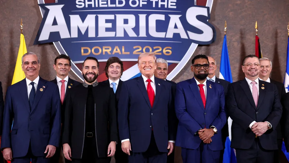 Trump re&uacute;ne l&iacute;deres latino-americanos para coaliz&atilde;o militar contra cart&eacute;is