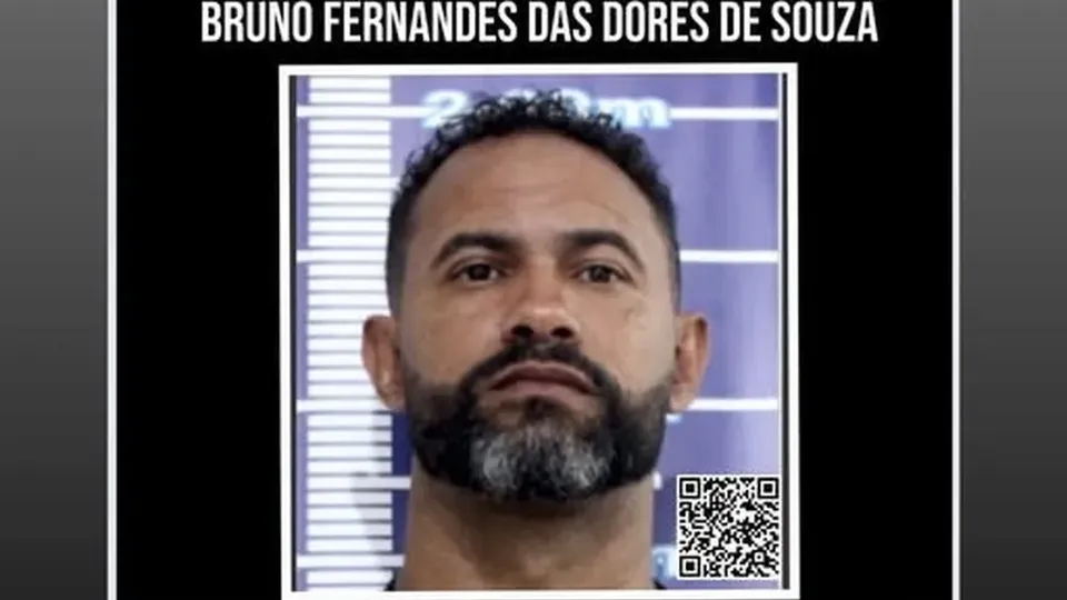 Bruno Fernandes de Souza, condenado pela morte de Eliza Samudio, n&atilde;o se apresentou ap&oacute;s revoga&ccedil;&atilde;o de liberdade condicional