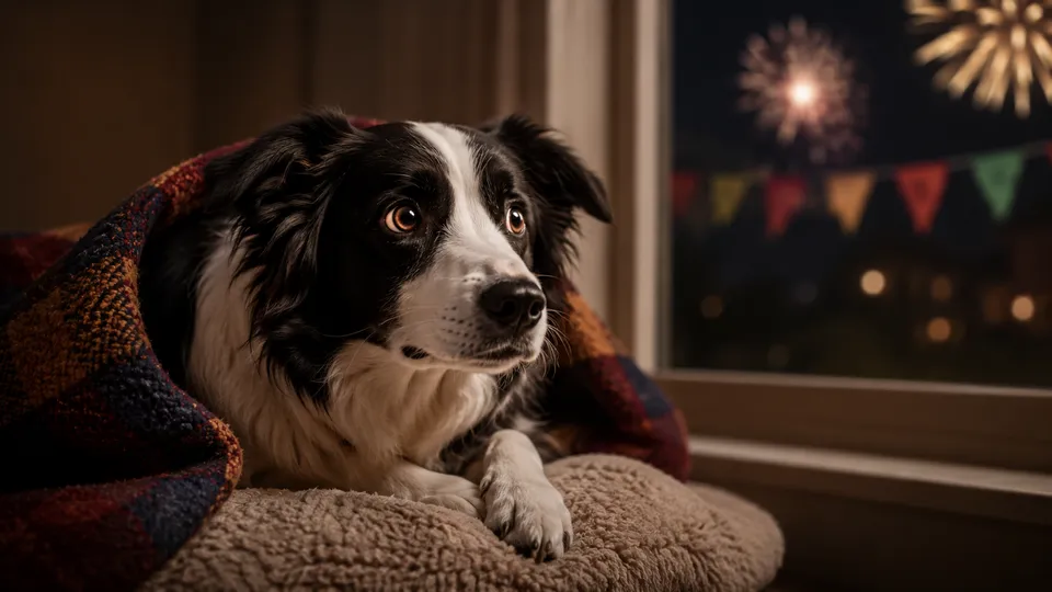 Barulho dos fogos, alimentos t&iacute;picos e portas abertas durante festas juninas aumentam riscos para c&atilde;es e gatos no Dia de S&atilde;o Jo&atilde;o.