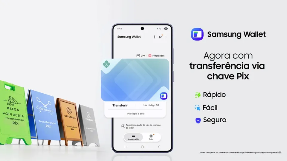 Atualiza&ccedil;&atilde;o da carteira digital possibilita transfer&ecirc;ncias sem abrir o app do banco, ampliando funcionalidades.