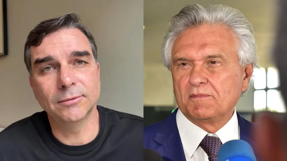 Caiado critica Fl&aacute;vio Bolsonaro por discurso sobre urnas em encontro com embaixadores