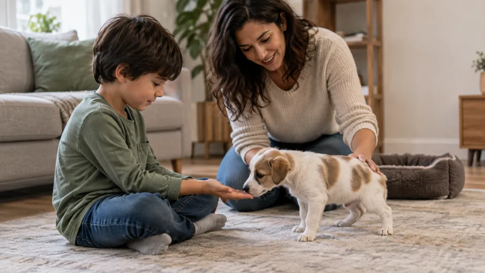 Supervis&atilde;o constante, respeito aos sinais do animal e regras simples reduzem riscos e ajudam a construir uma rela&ccedil;&atilde;o segura desde os primeiros dias.